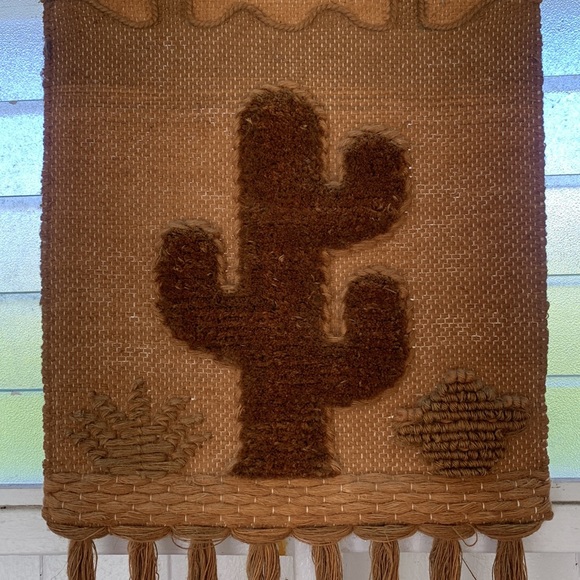 2 for $10 // I.C.A. 1986 cactus Wall Hanging - Picture 3 of 8